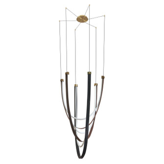 Ayers LED Chandelier in Champagne Gold, Black, Brown (577|207275A)