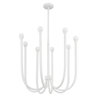Dahlia Eight Light Chandelier in Plaster White (577|207254A)