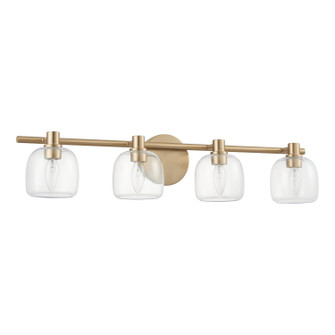 Valentina Four Light Vanity in Champagne Gold, Clear (577|207018A)