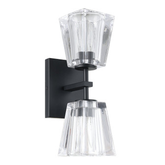 Valentin Two Light Vanity in Matte Black (577|206986A)