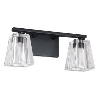 Valentin Two Light Vanity in Matte Black (577|206983A)