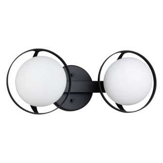 Parker Two Light Vanity in Matte Black (577|206969A)