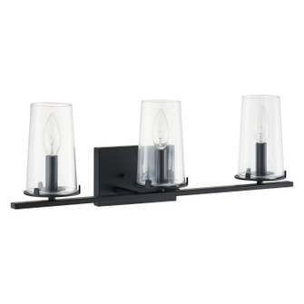 Jared Three Light Vanity in Matte Black (577|206956A)