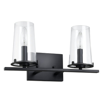 Jared Two Light Vanity in Matte Black (577|206955A)