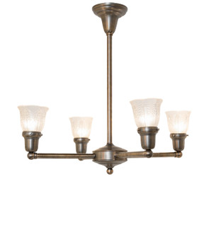 Revival Four Light Chandelier in Antique Brass (57|295175)