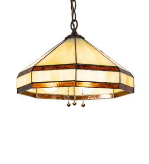 Topridge Three Light Pendant in Antique Brass Matte (57|293303)