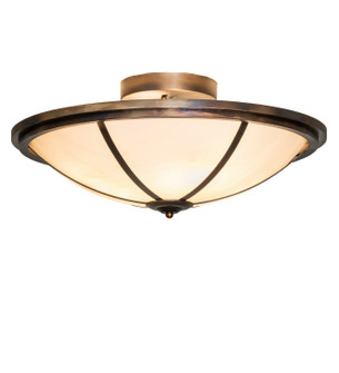 Commerce Four Light Semi-Flush Mount in Light Burnished Antique Copper (57|289616)