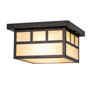 Hyde Park Two Light Flush Mount in Craftsman Brown (57|286057)