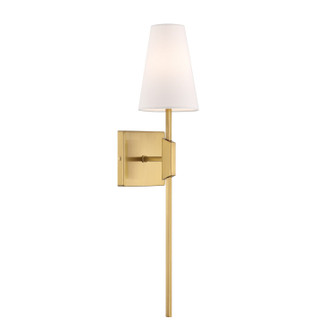 One Light Wall Sconce in Natural Brass (446|M90114NB)