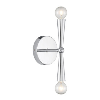 Two Light Wall Sconce in Chrome (446|M90110CH)