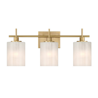 Three Light Bathroom Vanity in Natural Brass (446|M80084NB)