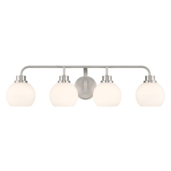 Four Light Bathroom Vanity in Brushed Nickel (446|M80082BN)