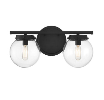 Two Light Bathroom Vanity in Matte Black (446|M80046MBK)