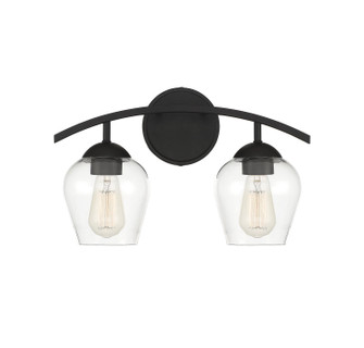 Mbath Two Light Bathroom Vanity in Matte Black (446|M80031MBK)