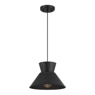 One Light Pendant in Matte Black (446|M7049MBK)