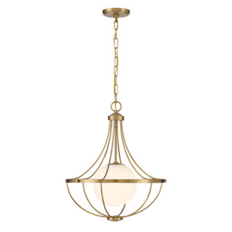 One Light Pendant in Natural Brass (446|M7047NB)