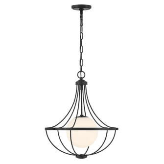 One Light Pendant in Matte Black (446|M7047MBK)