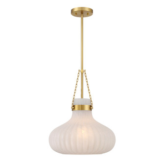 One Light Pendant in Natural Brass (446|M7046NB)