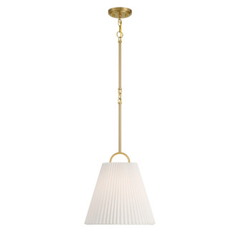 One Light Pendant in Natural Brass (446|M7045NB)