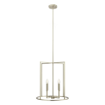 Four Light Pendant in Brushed Nickel (446|M7044BN)