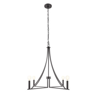 Four Light Chandelier in Matte Black (446|M100141MBK)