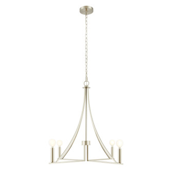 Four Light Chandelier in Brushed Nickel (446|M100141BN)