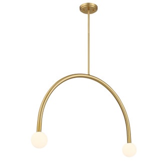 LED Chandelier in Natural Brass (446|M100132NB)