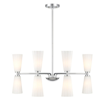 Eight Light Chandelier in Chrome (446|M100126CH)