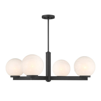Four Light Chandelier in Matte Black (446|M100123MBK)