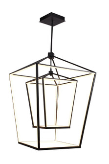 Park Ave. LED Chandelier in Black (192|HF9412BLK)
