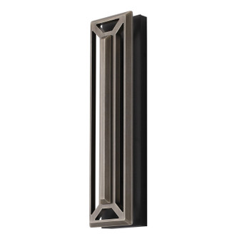 Avenue Outdoor LED Wall Sconce in Aluminum/Black (192|AV10014ABB)