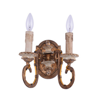 Milan One Light Wall Sconce in Aged Hearth Gold: (374|W51222)
