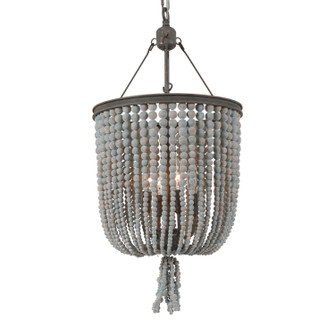 Bobina Four Light Chandelier in Ocean Mist Wash (374|H91144)