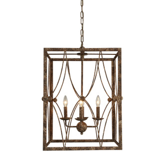 Cira Four Light Chandelier in Rustic Bronze Patina (374|H72144)