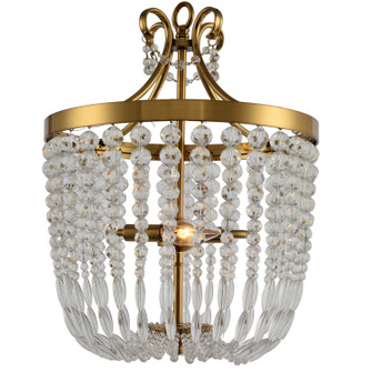 Darcia Two Light Chandelier in Brass (374|H72012)