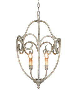 Liliana Four Light Chandelier in Rustic Gray (374|H62244)