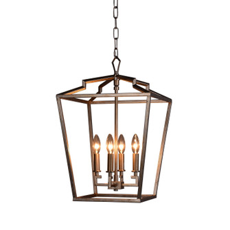 Camilla Four Light Chandelier in Antique Gold (374|H6124S4AS)