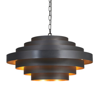 Agostina Eight Light Chandelier in Matte Black (374|H231048)