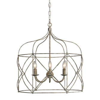 Selah Six Light Chandelier in Parisian Silver (374|H231036)