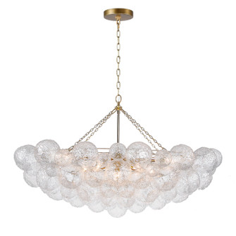 Seraphina Ten Light Chandelier in Burnished Brass (374|H23101L10)