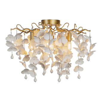 Lunaria Six Light Flushmount in Siena Gold (374|F2612022)