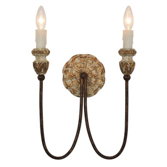 Jaima Four Light Wall Sconce in Golden Garden Patina (374|W82502)