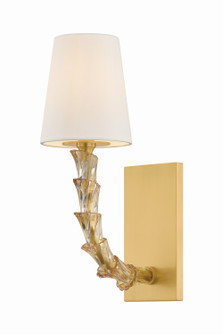 Calumet One Light Wall Sconce in Aged Brass (70|6841AGB)