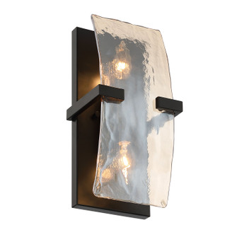 Aenon Two Light Wall Sconce in Matte Black (62|3164WSCBLKAWG)