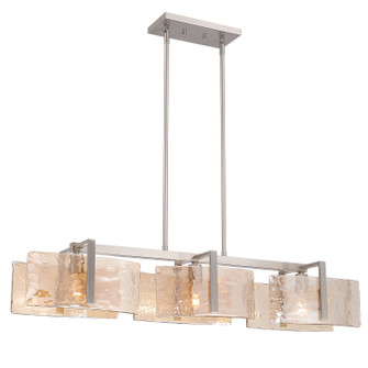 Aenon Three Light Island Pendant in Pewter (62|3164LPPWAWG)