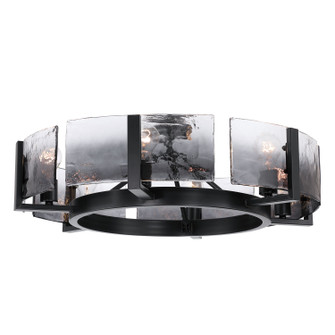 Aenon Six Light Semi-Flush Mount in Matte Black (62|31646SFBLKSWG)