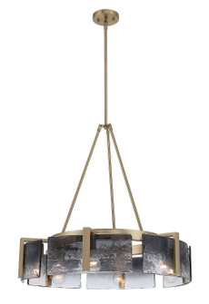 Aenon Six Light Chandelier in Brushed Champagne Brass (62|31646BCBSWG)
