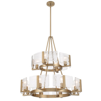 Aenon 12 Light Chandelier in Brushed Champagne Brass (62|316448BCBHWG)