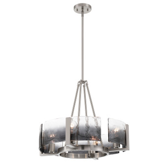 Aenon Four Light Chandelier in Pewter (62|31644PWSWG)