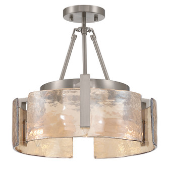 Aenon Three Light Semi-Flush Mount in Pewter (62|31643SFPWAWG)